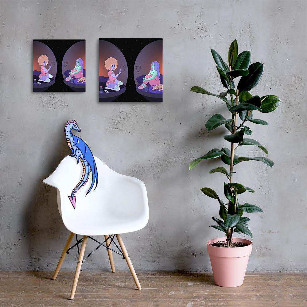 Miss You Print - Canvas, Framed, and Rolled — Robin Eisenberg